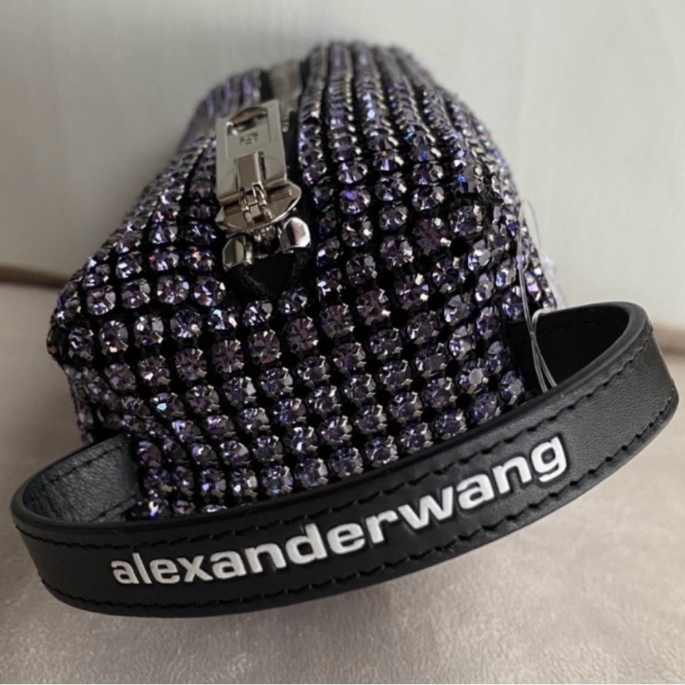 New Alexander Wang Purple Pochette Bag - Picture 3 of 13